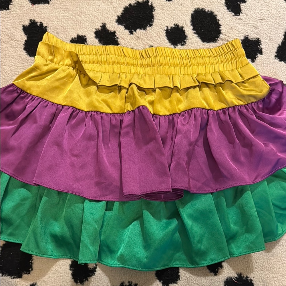 Colorful Ruffled Skirt - Picture 3 of 3